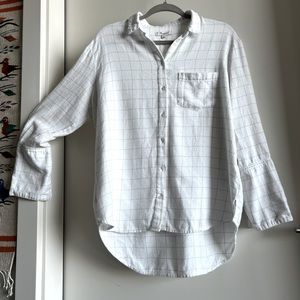 Windowpane Oversized Flannel